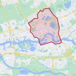 Centrum, Noord, West, Kralingen, Hillegersberg en Schiebroek
